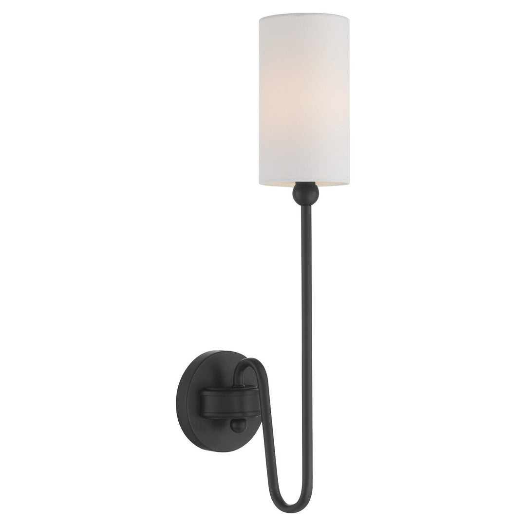 Quorum Charlotte by Tamara Day 597-1-59 Wall Sconce Light - Matte Black