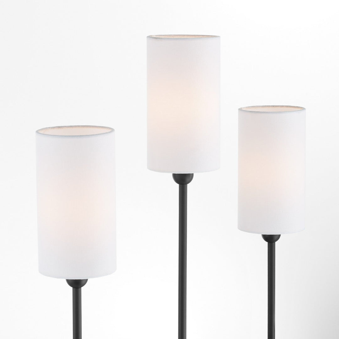 Quorum Charlotte by Tamara Day 597-3-59 Wall Sconce Light - Matte Black