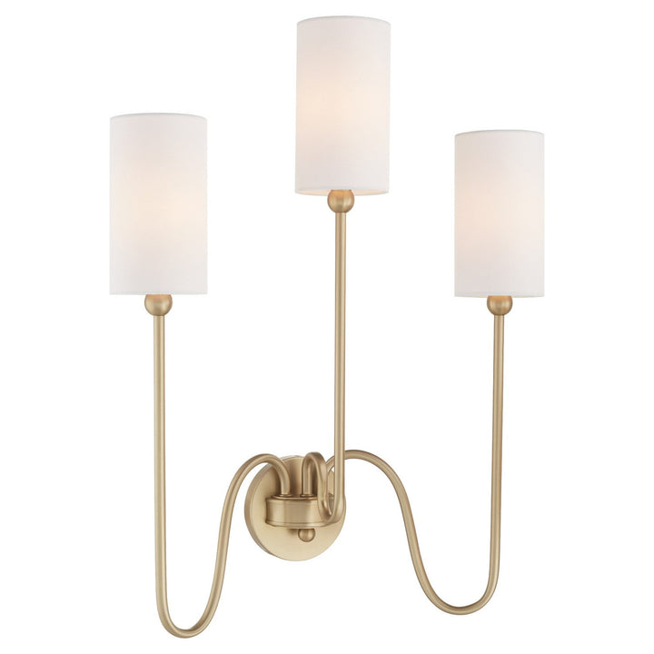 Quorum Charlotte by Tamara Day 597-3-80 Wall Sconce Light - Aged Brass