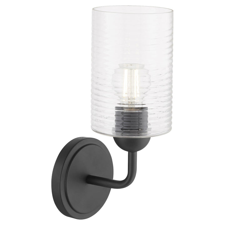 Quorum Charlotte by Tamara Day 598-1-59 Wall Sconce Light - Matte Black