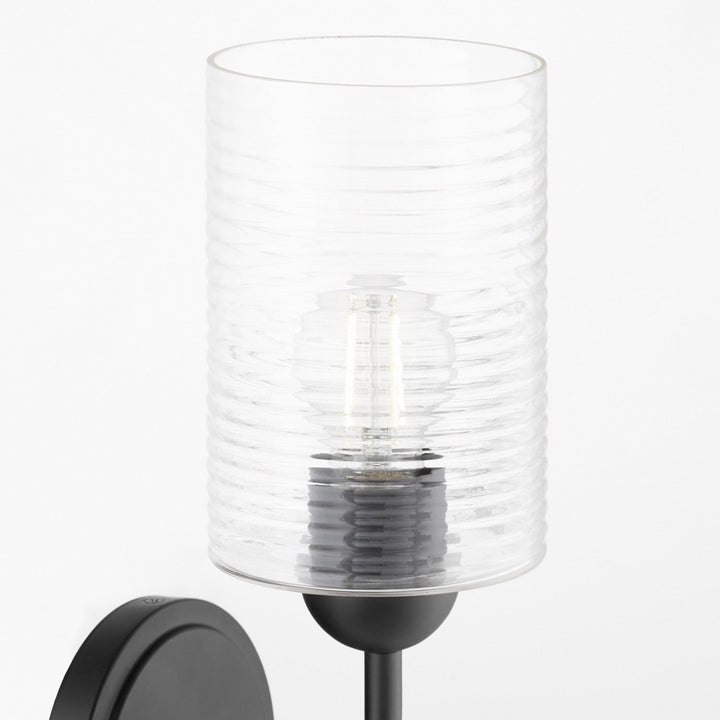 Quorum Charlotte by Tamara Day 598-1-59 Wall Sconce Light - Matte Black