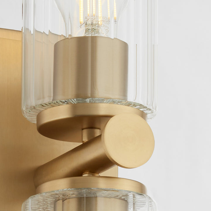 Quorum Juniper by Tamara Day 540-2-80 Wall Sconce Light - Aged Brass