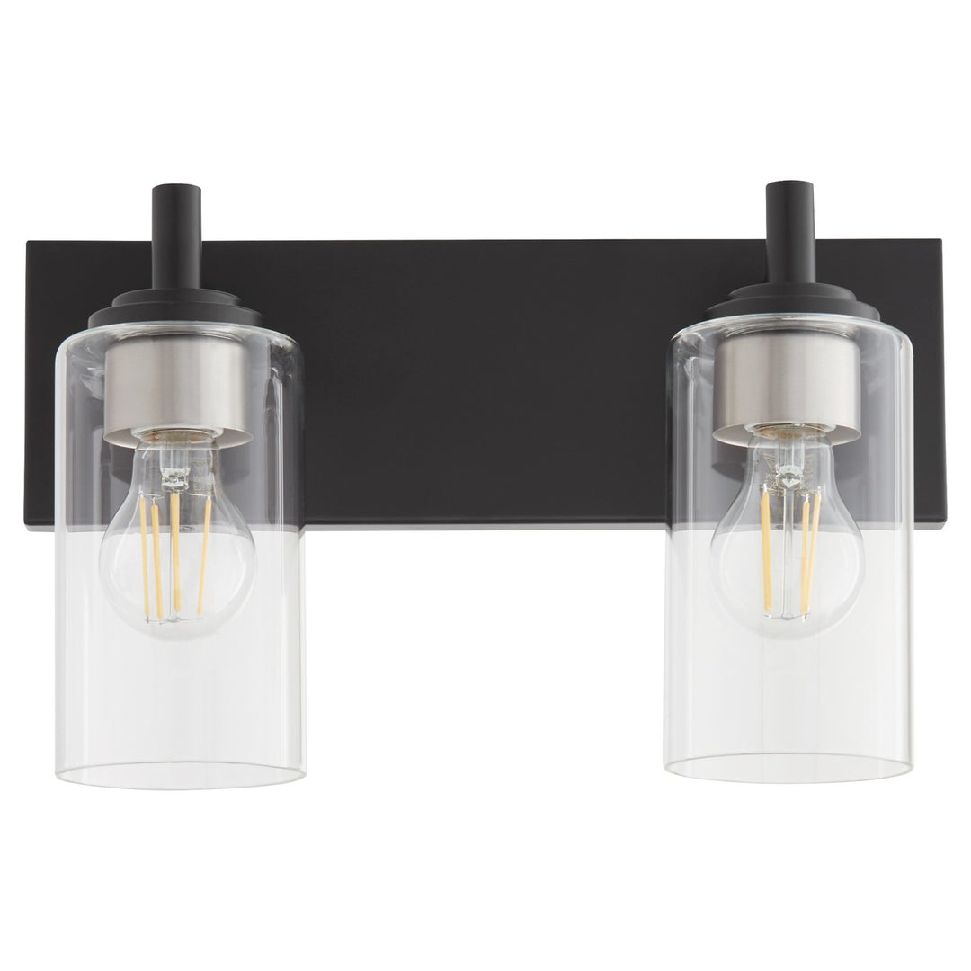 Quorum Fallstaff 5200-2-59 Bath Vanity Light 15 in. wide - Matte Black