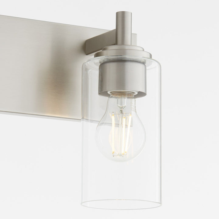 Quorum Fallstaff 5200-2-65 Bath Vanity Light 15 in. wide - Satin Nickel