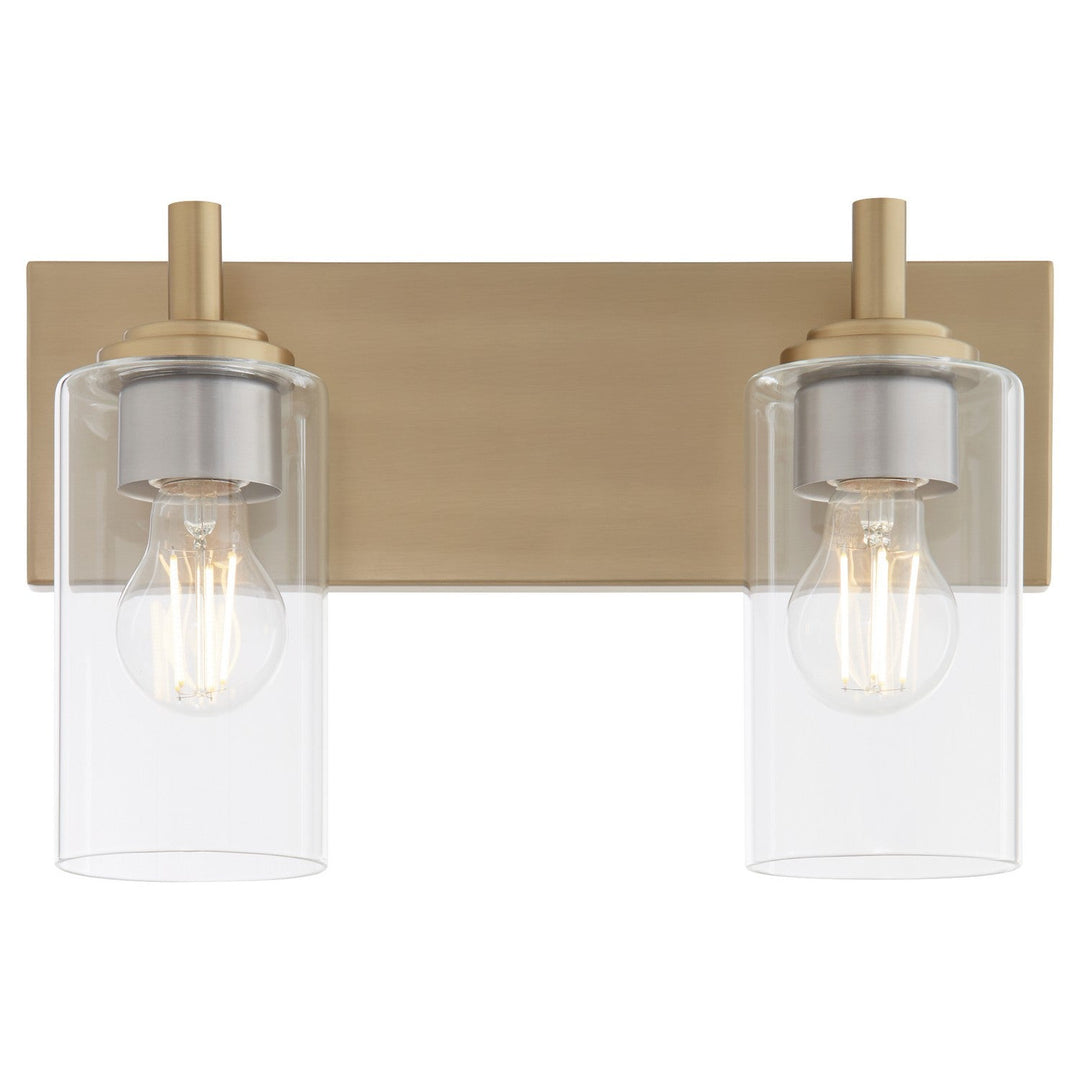 Quorum Fallstaff 5200-2-80 Bath Vanity Light 15 in. wide - Aged Brass