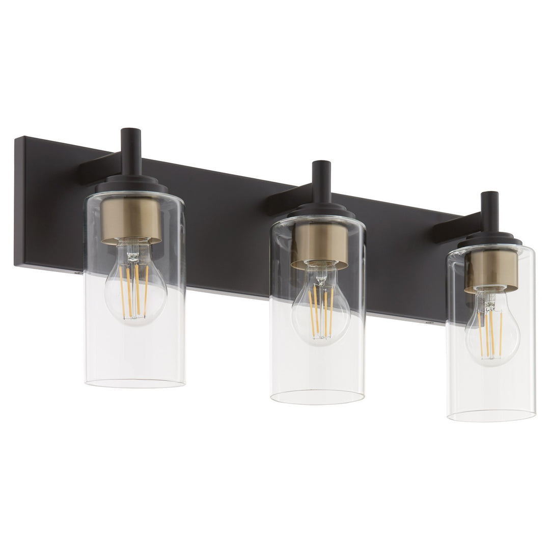 Quorum Fallstaff 5200-3-59 Bath Vanity Light 23 in. wide - Matte Black