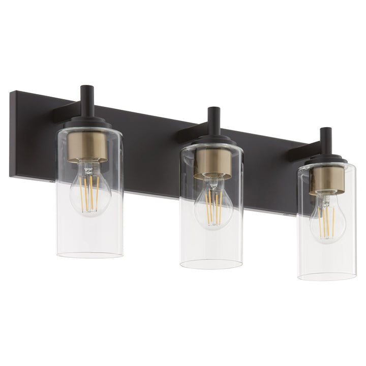 Quorum Fallstaff 5200-3-59 Bath Vanity Light 23 in. wide - Matte Black
