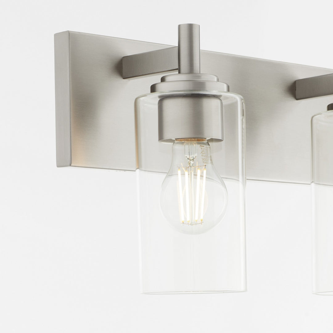 Quorum Fallstaff 5200-3-65 Bath Vanity Light 23 in. wide - Satin Nickel