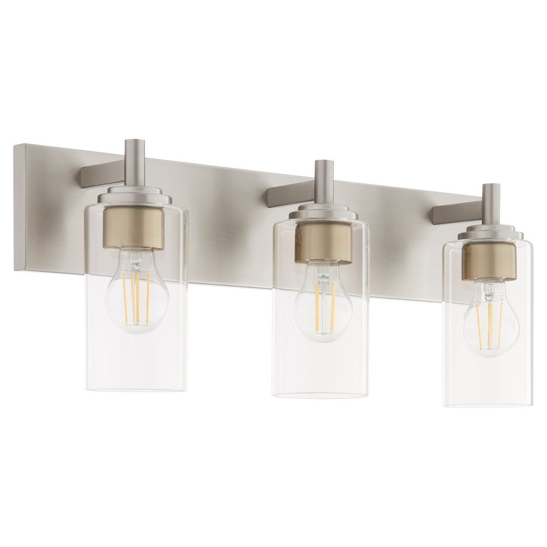 Quorum Fallstaff 5200-3-65 Bath Vanity Light 23 in. wide - Satin Nickel