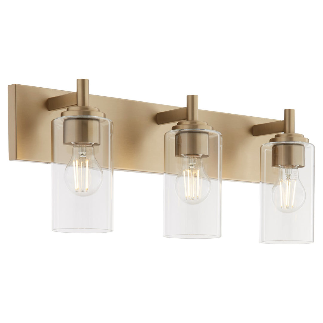 Quorum Fallstaff 5200-3-80 Bath Vanity Light 23 in. wide - Aged Brass