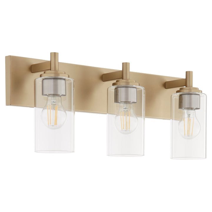 Quorum Fallstaff 5200-3-80 Bath Vanity Light 23 in. wide - Aged Brass