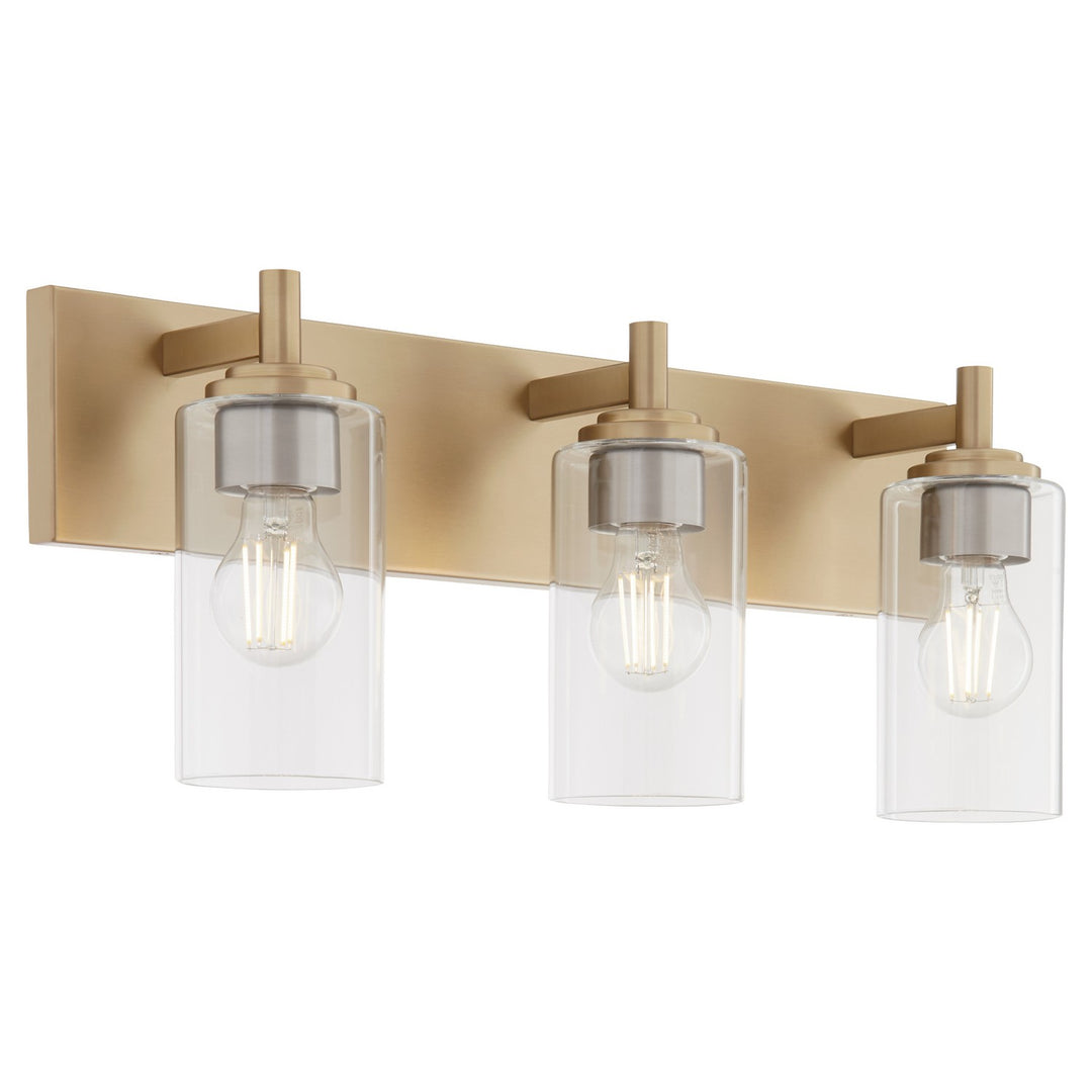 Quorum Fallstaff 5200-3-80 Bath Vanity Light 23 in. wide - Aged Brass