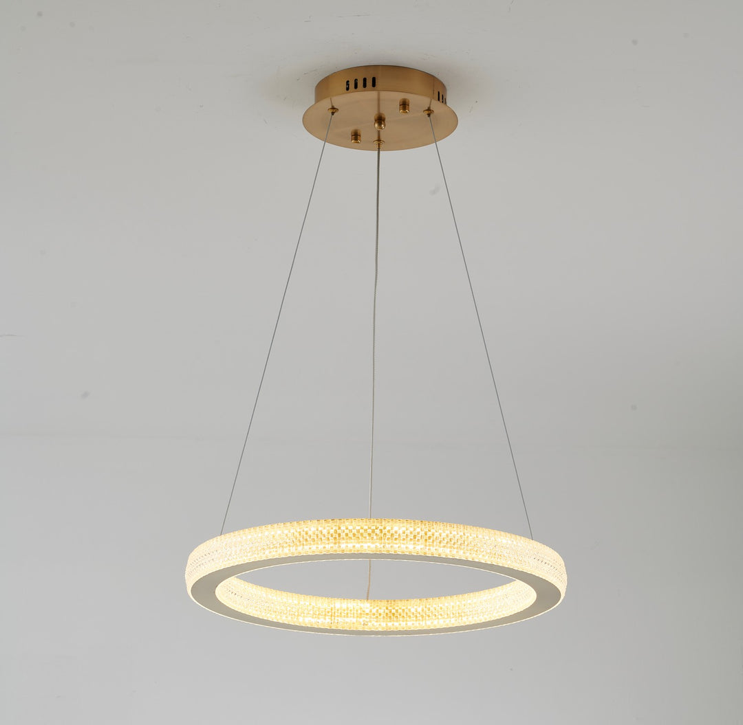 Bethel International GL314C17G-2 Pendant Light - Sand Gold