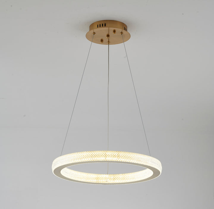 Bethel International GL314C17G-2 Pendant Light - Sand Gold