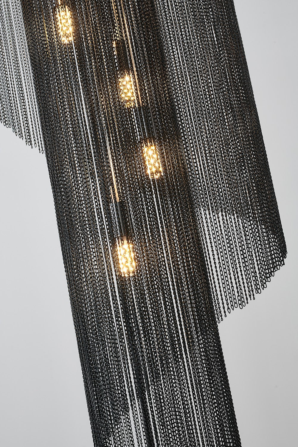 Bethel International MIA02C23B Chandelier Light - Black