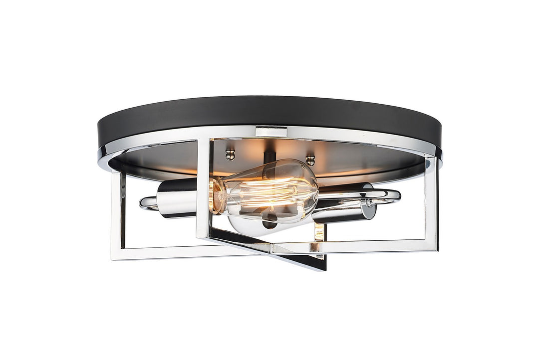 Bethel International YS22130C14BCH Ceiling Light - Black & Chrome