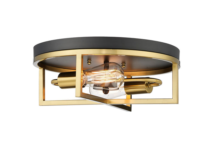 Bethel International YS22130C14BGD Ceiling Light - Black & Gold