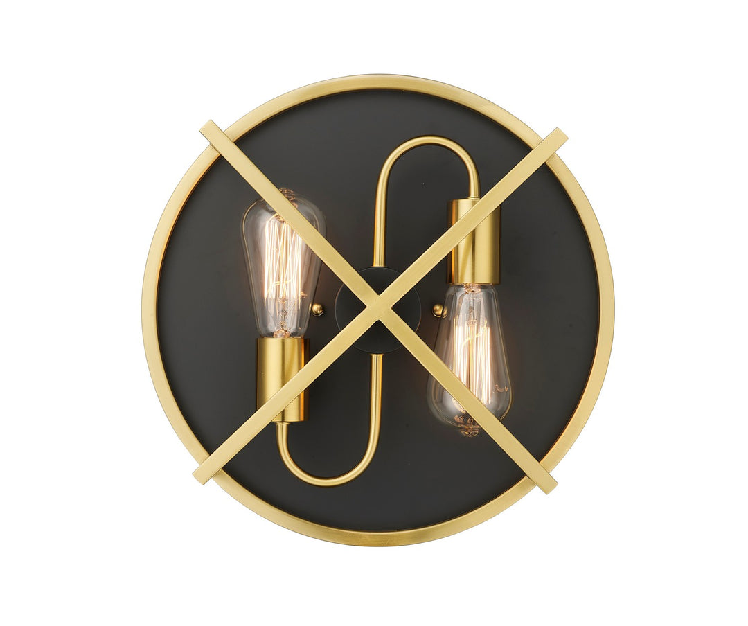 Bethel International YS22130C14BGD Ceiling Light - Black & Gold