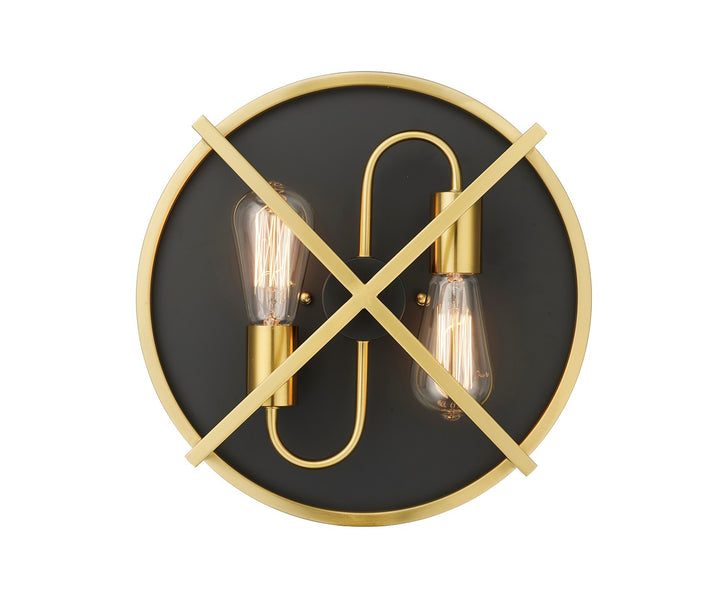 Bethel International YS22130C14BGD Ceiling Light - Black & Gold