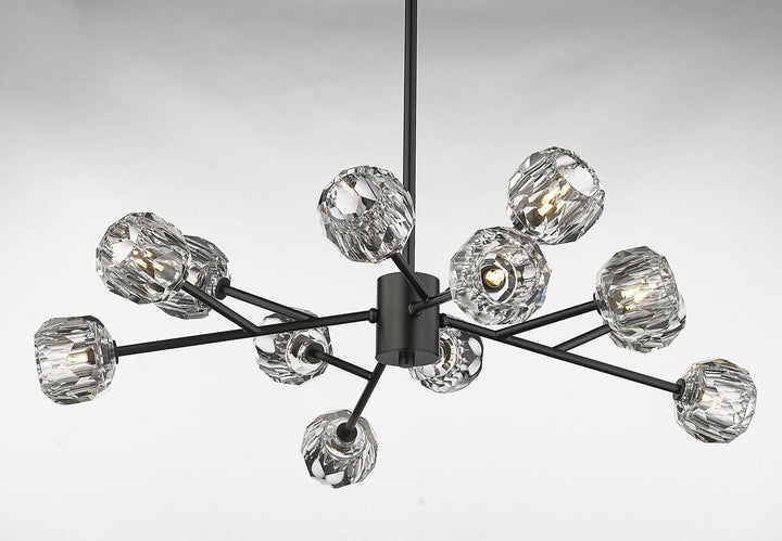 Bethel International YS92C36B Chandelier Light - Black
