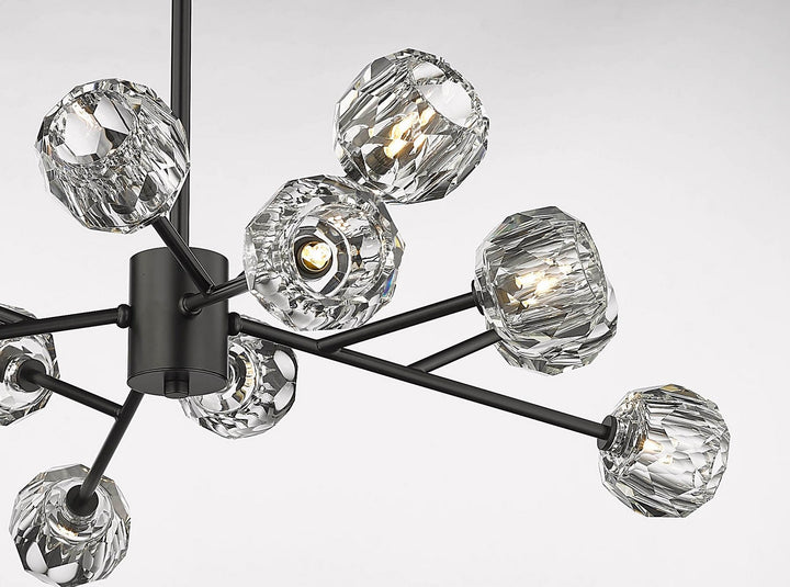 Bethel International YS92C36B Chandelier Light - Black