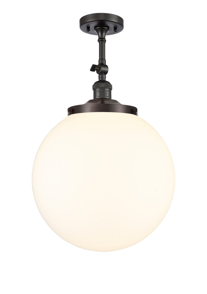 Innovations Franklin Restoration 201F-OB-G201-14 Ceiling Light - Oil Rubbed Bronze