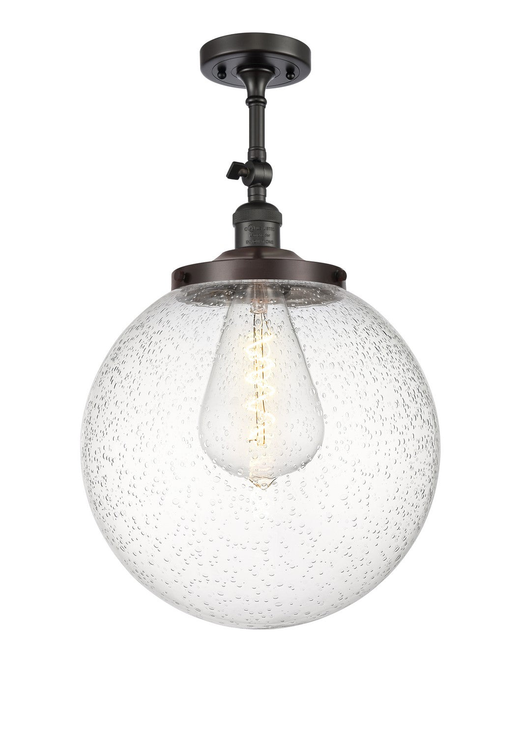 Innovations Franklin Restoration 201F-OB-G204-14 Ceiling Light - Oil Rubbed Bronze