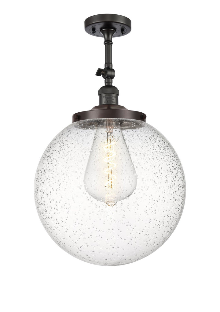 Innovations Franklin Restoration 201F-OB-G204-14 Ceiling Light - Oil Rubbed Bronze