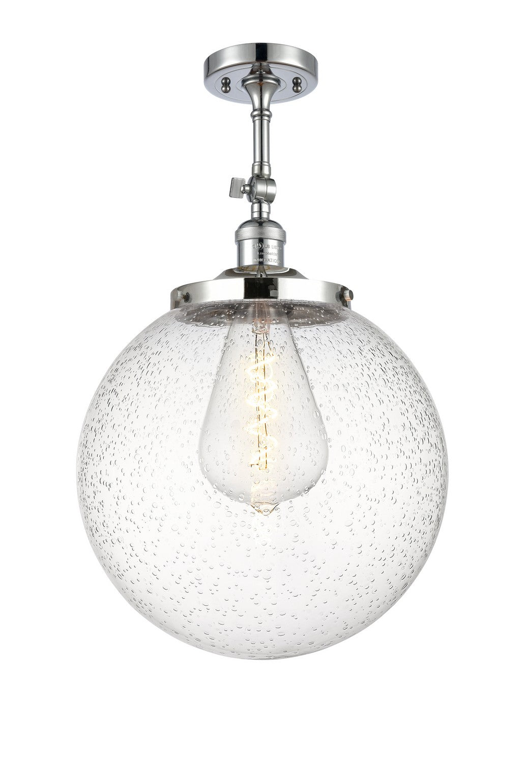 Innovations Franklin Restoration 201F-PC-G204-14 Ceiling Light - Polished Chrome