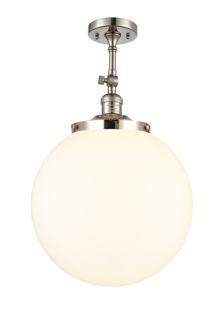 Innovations Franklin Restoration 201F-PN-G201-14 Ceiling Light - Polished Nickel