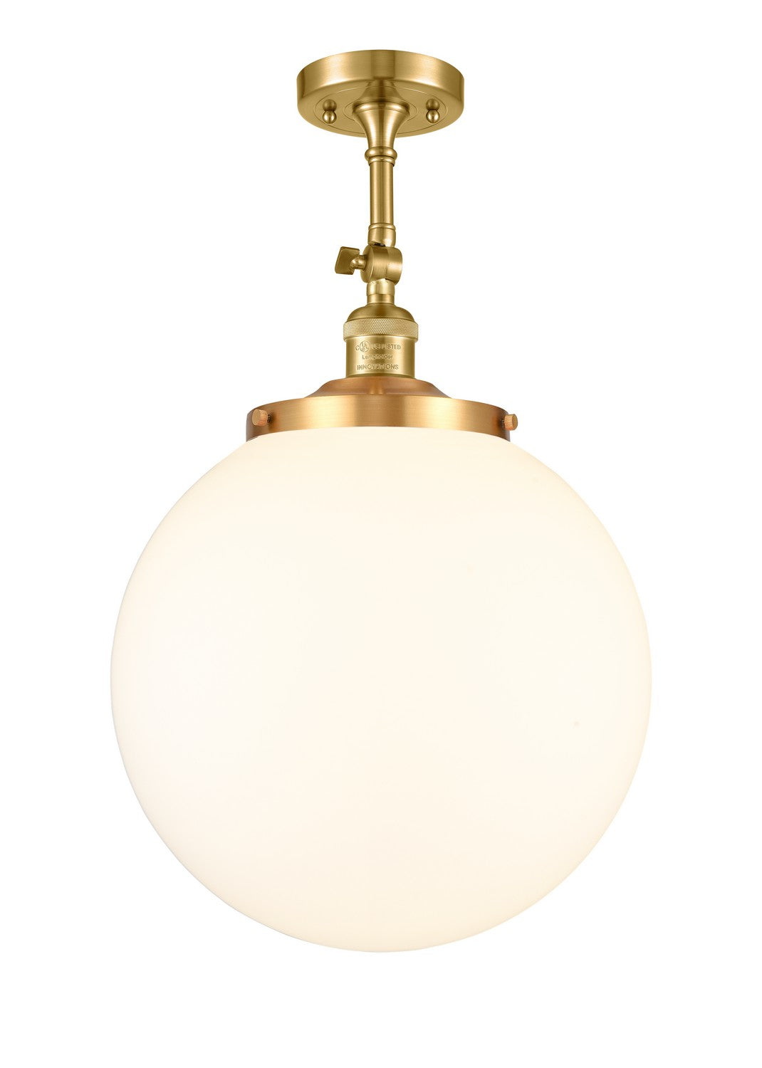 Innovations Franklin Restoration 201F-SG-G201-14 Ceiling Light - Satin Gold