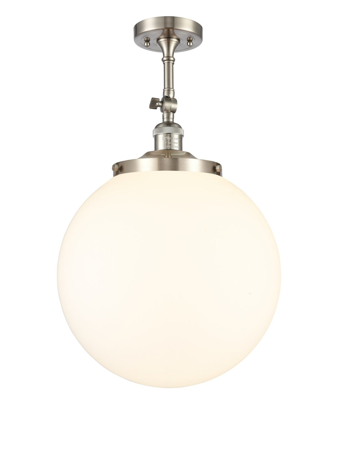 Innovations Franklin Restoration 201F-SN-G201-14 Ceiling Light - Brushed Satin Nickel