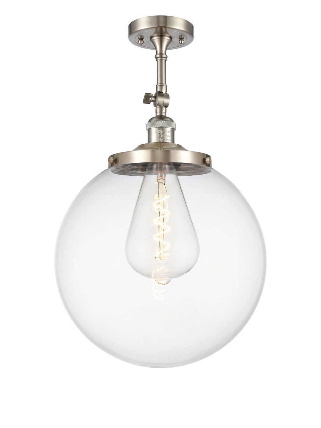 Innovations Franklin Restoration 201F-SN-G202-14 Ceiling Light - Brushed Satin Nickel