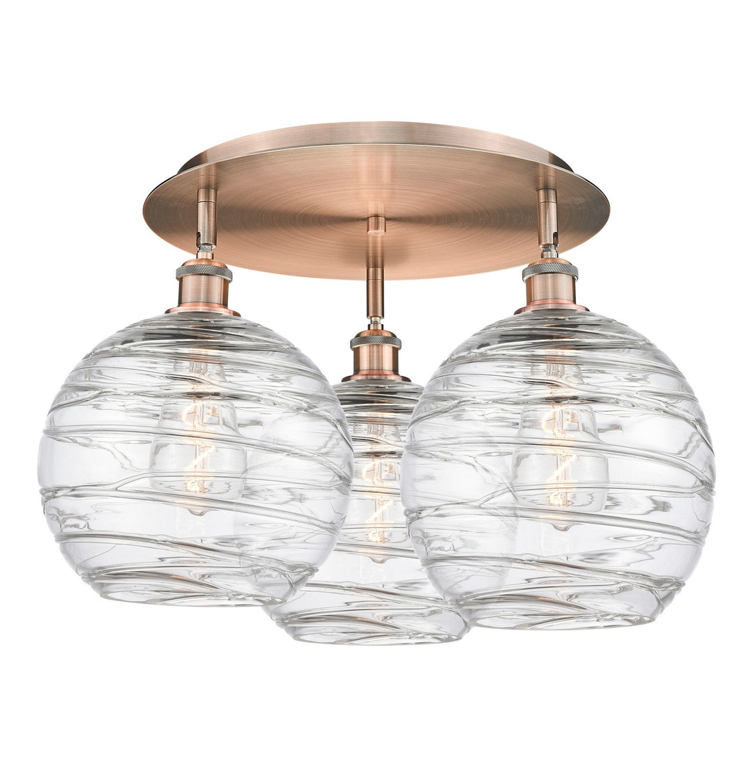 Innovations Downtown Urban 516-3C-AC-G1213-10 Ceiling Light - Antique Copper