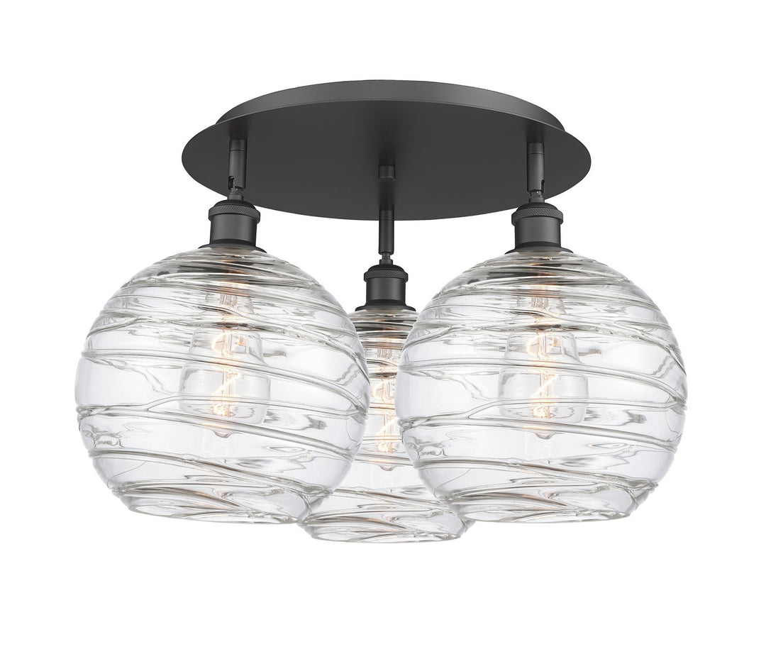 Innovations Downtown Urban 516-3C-BK-G1213-10 Ceiling Light - Matte Black