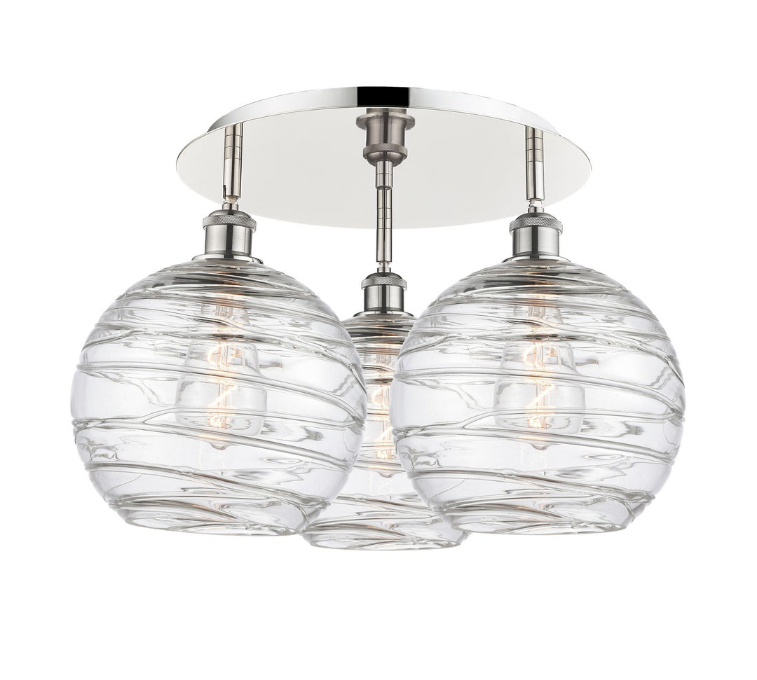 Innovations Downtown Urban 516-3C-PN-G1213-10 Ceiling Light - Polished Nickel