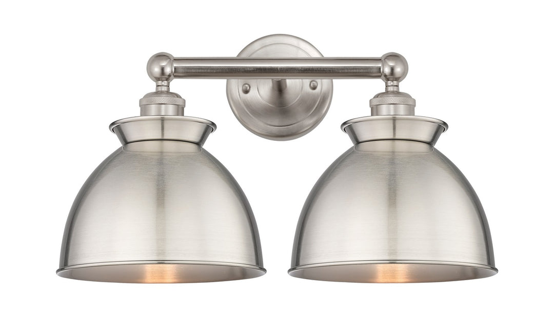 Innovations Edison 616-2W-SN-M14-SN Bath Vanity Light 18 in. wide - Brushed Satin Nickel