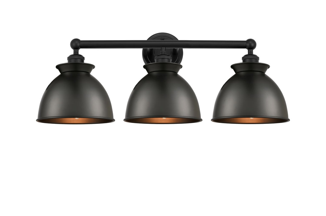 Innovations Edison 616-3W-BK-M14-BK Bath Vanity Light 27 in. wide - Matte Black