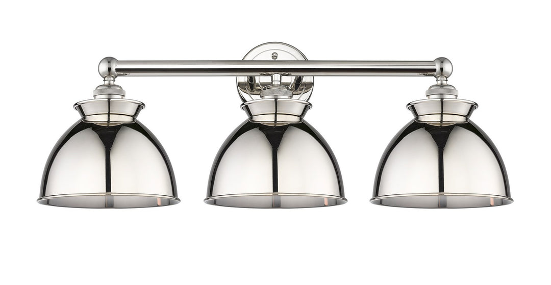 Innovations Edison 616-3W-PN-M14-PN Bath Vanity Light 27 in. wide - Polished Nickel