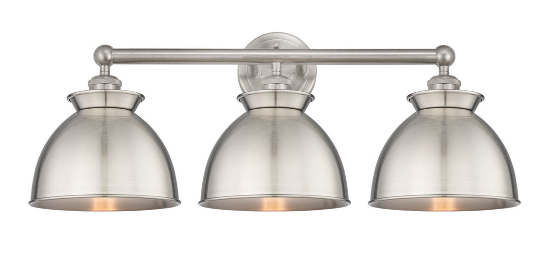 Innovations Edison 616-3W-SN-M14-SN Bath Vanity Light 27 in. wide - Brushed Satin Nickel
