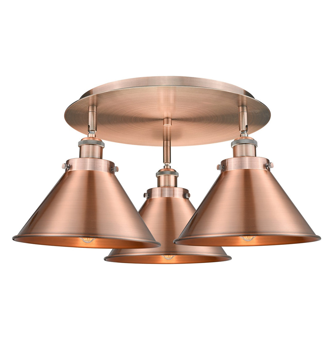 Innovations Downtown Urban 916-3C-AC-M10-AC Ceiling Light - Antique Copper