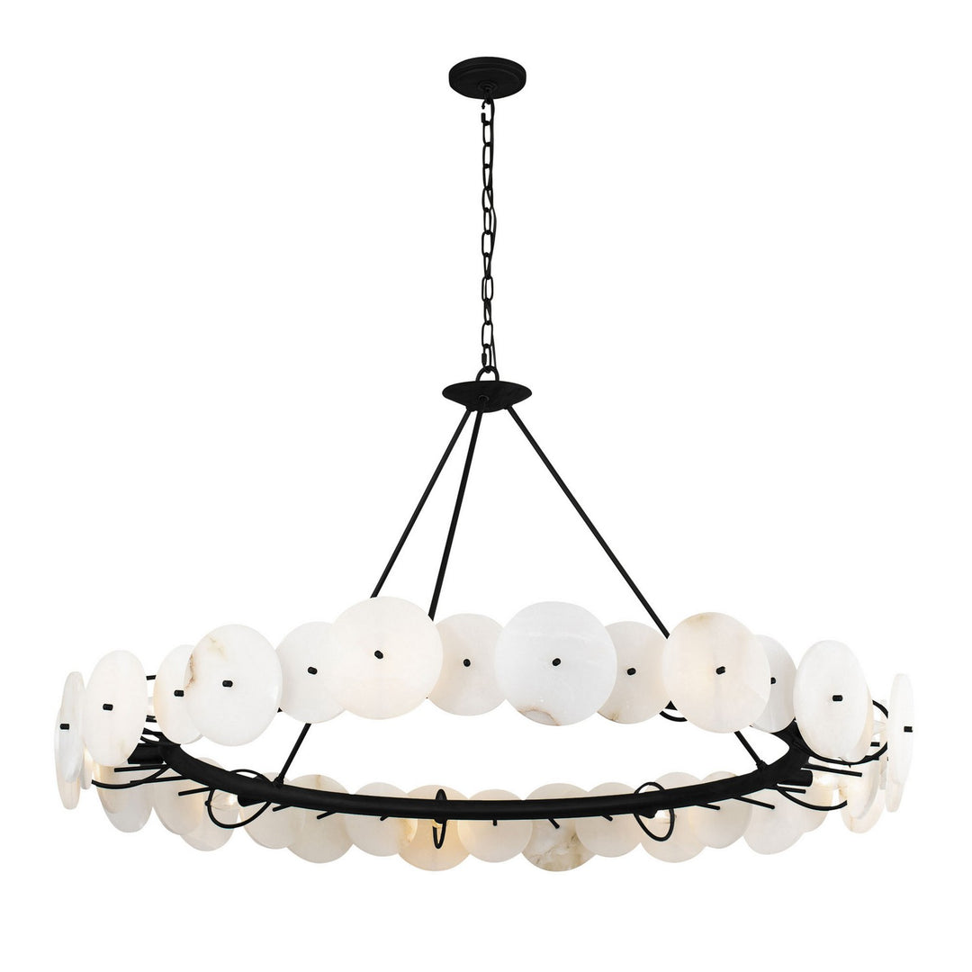 Varaluz Cosmos 370C09MB Chandelier Light - Matte Black
