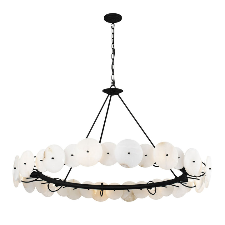 Varaluz Cosmos 370C09MB Chandelier Light - Matte Black