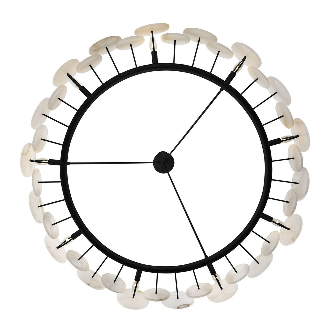 Varaluz Cosmos 370C09MB Chandelier Light - Matte Black