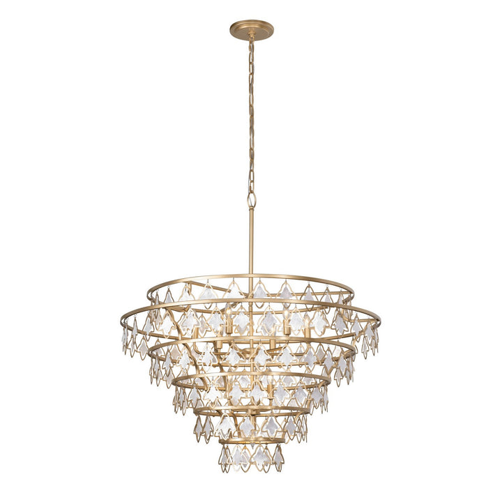 Varaluz Fleur 386C10FG Chandelier Light - French Gold