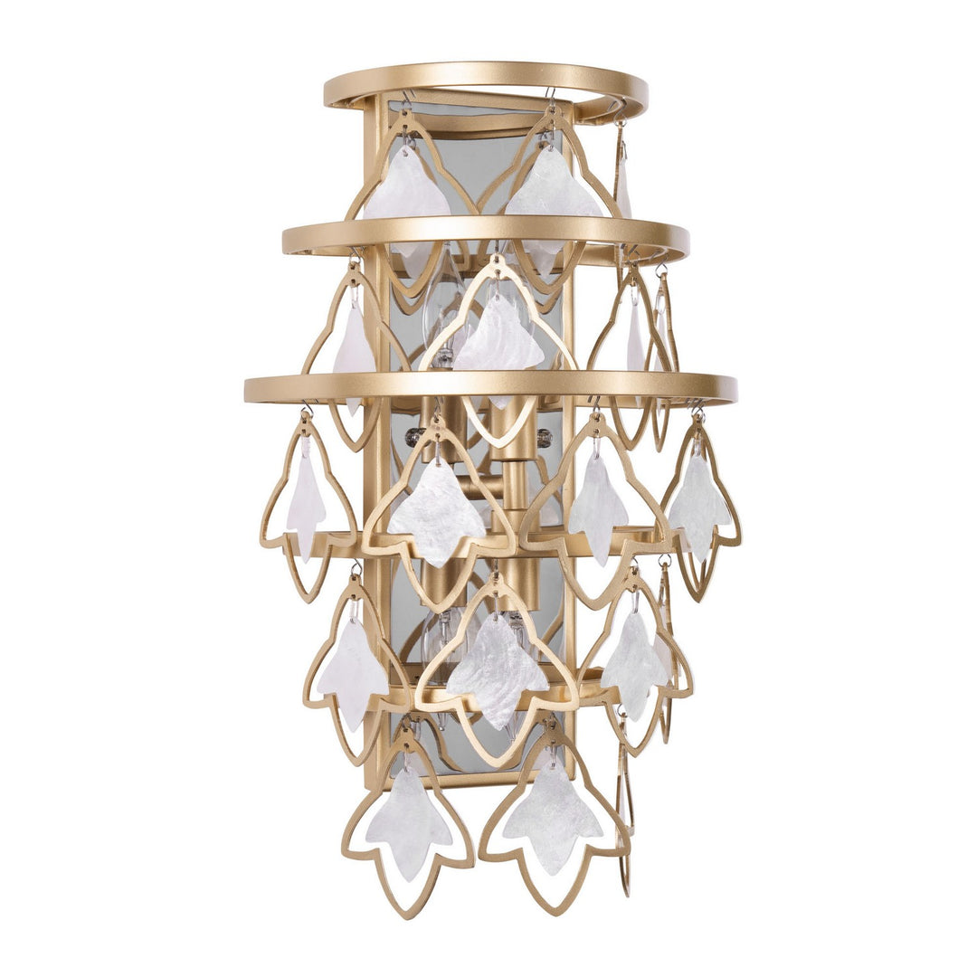 Varaluz Fleur 386W02FG Wall Sconce Light - French Gold