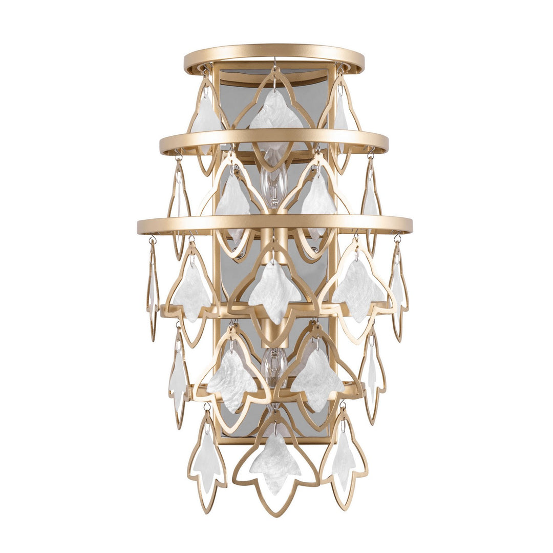 Varaluz Fleur 386W02FG Wall Sconce Light - French Gold