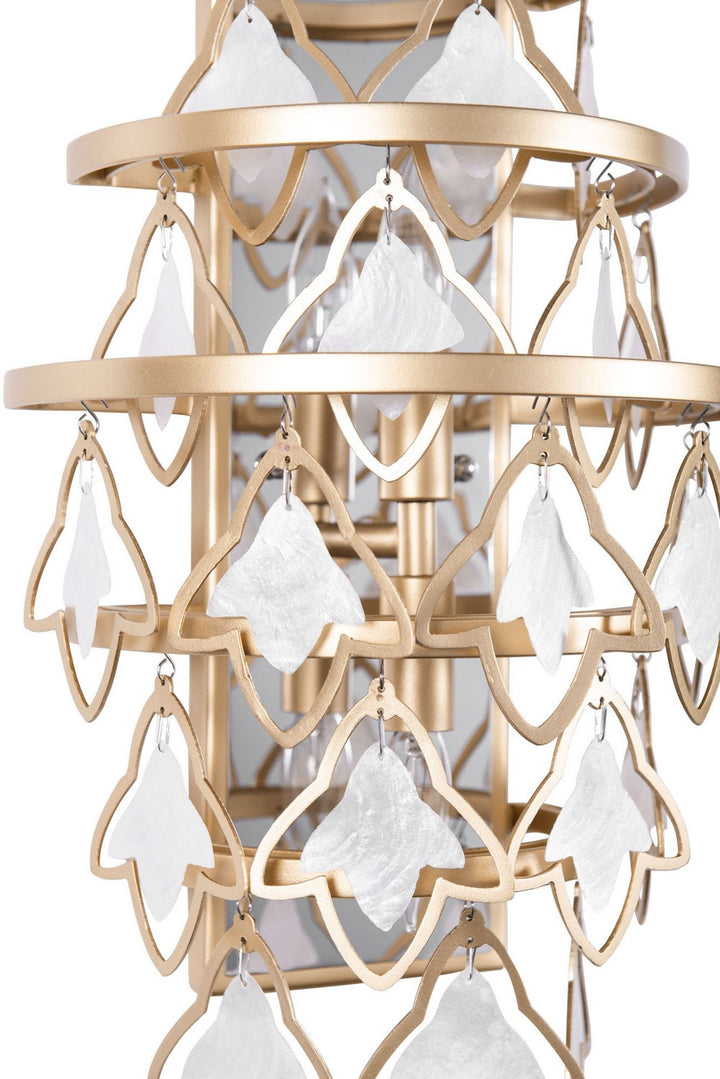 Varaluz Fleur 386W02FG Wall Sconce Light - French Gold