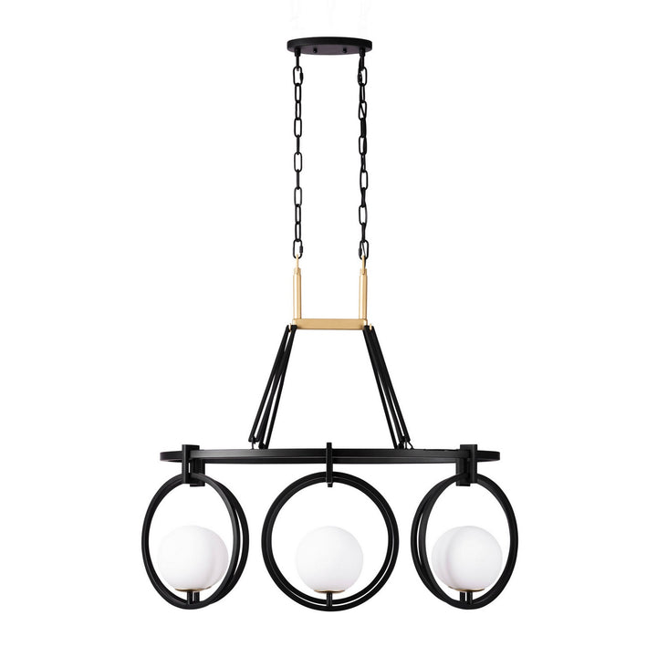 Varaluz Stopwatch 388N06MBFG Pendant Light - Matte Black/French Gold