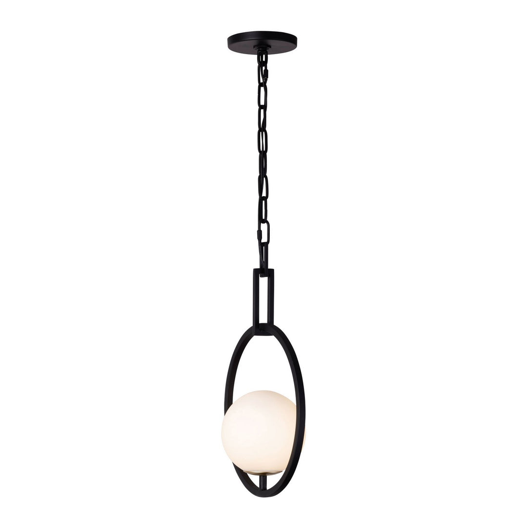 Varaluz Stopwatch 388P01MBFG Pendant Light - Matte Black/French Gold